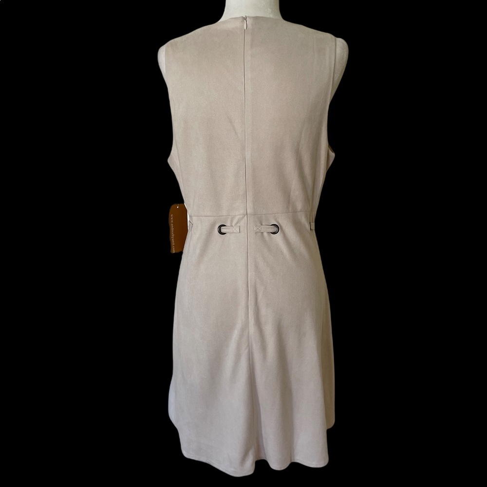 ANDREE by UNIT DRESS, Size L, Off White, NEW WITH TAGS Bow Detail - Picture 4 of 15